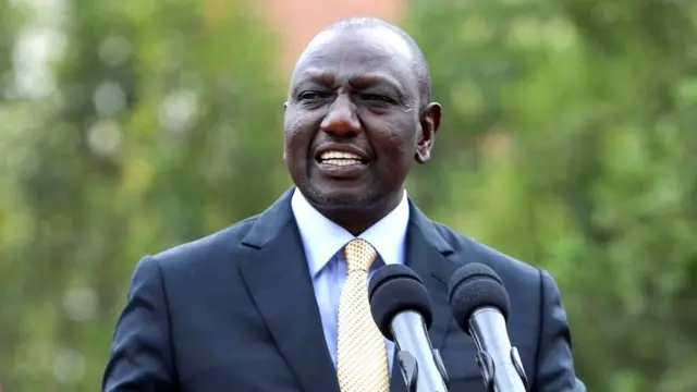 Kenyan President Williams Ruto