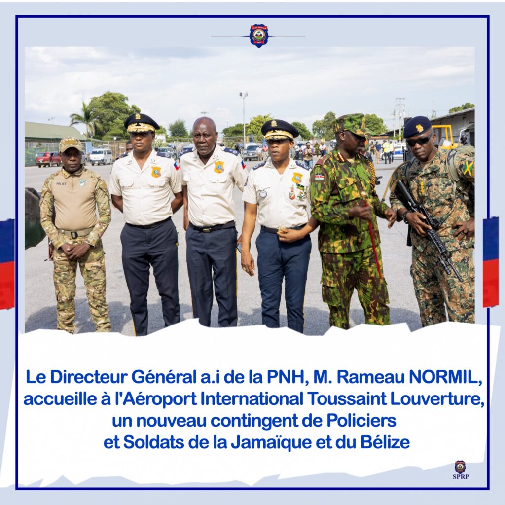 Le Directeur Général a.i de la Police Nationale d'Haïti, M. Rameau NORMIL