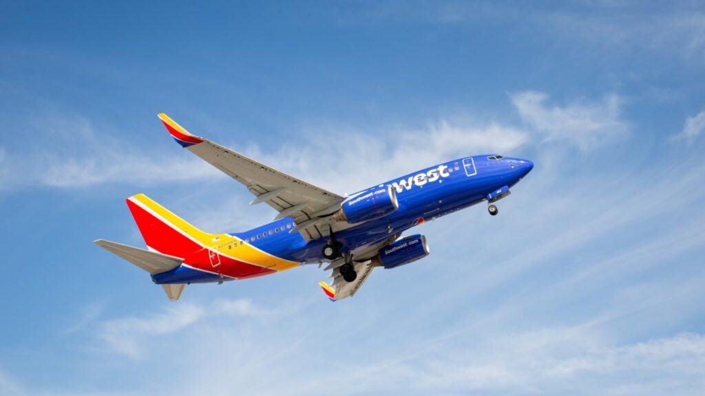 Southwest Airlines plane bullet strike